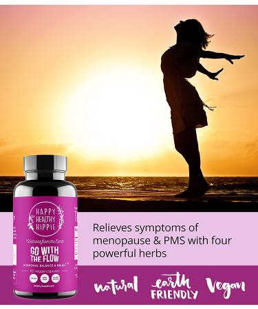 Happy Healthy Hippie Go with The Flow - Hormone Balance for Women  60 Capsules - Buy Online on GoSupps.com