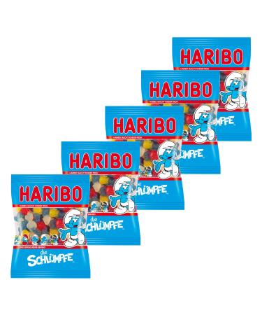 HARIBO Haribo Smurfe 5 x Rubber Bears Wine Gum Fruit Gum Vegetarian in a Bag