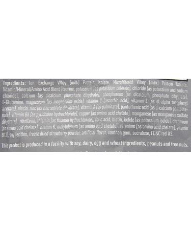 Nature's Best Isopure Protein Powder - Strawberries and Cream - 1 lb | High-Quality Whey Protein | International Shipping Available - Buy Online on GoSupps.com
