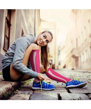 Compression Socks 15-20 mmHg for Men & Women - Ideal for Running, Travel, Nurses & Pregnancy - 15 Colors Available in Large-X-Large - Buy Online on GoSupps.com