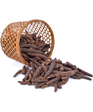 Organic long pepper (250g 8.8oz) stick pepper from certified organic farming laboratory-tested long pepper 100% pure and natural 250 GR (8.8oz) - Buy Online on GoSupps.com