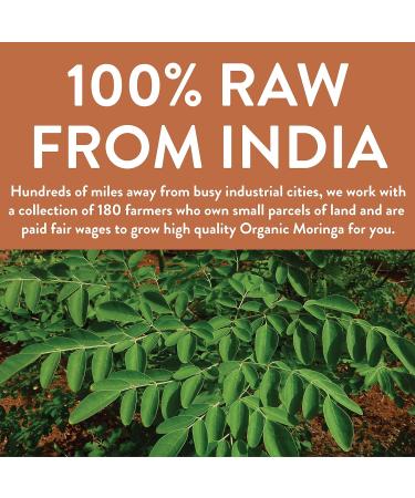 Certified Organic Moringa Oleifera Leaf Powder - 16oz | Ideal for Smoothies, Tea & Recipes | From India | Herbal Supplement - Buy Online on GoSupps.com