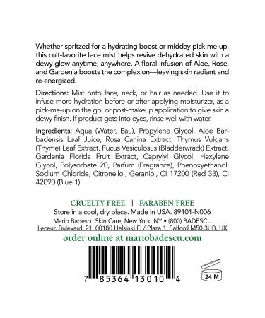 Mario Badescu Rosewater & Lavender Facial Spray Duo - 8 fl oz (Pack of 2) - Buy Online on GoSupps.com