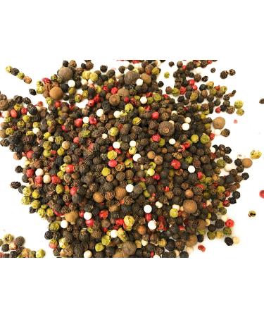 Mixed Peppercorns - Five Pepper Mix Whole Peppercorns Black White Green Red Peppercorns and Allspice 500g - Buy Online on GoSupps.com