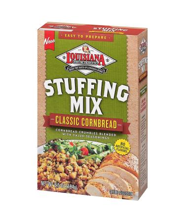 Louisiana Fish Fry - Stuffing Mix - Classic Cornbread - Cornbread Crumbles Blended with Cajun Seasoning 6.5 oz - Buy Online on GoSupps.com