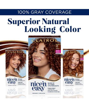 Clairol Nice'n Easy 7R Lightest Auburn Permanent Hair Dye - 6.26 Fl Oz - Buy Online on GoSupps.com