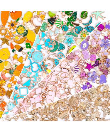 SANNIX 350Pcs Wholesale Bulk Lots Jewelry Making Charms Assorted