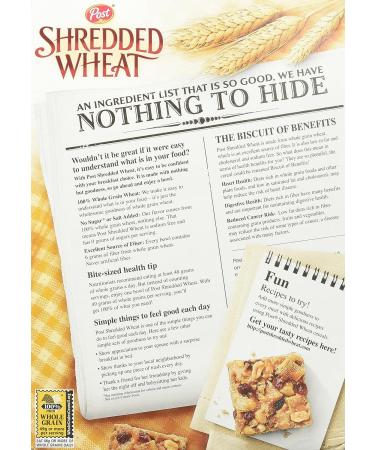 Post Shredded Wheat Cereal 16.4 oz - The Original Spoon Size - Buy Online on GoSupps.com