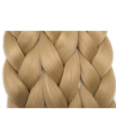 24 Medium Blonde Braids Extensions - Crochet Kanekalon Synthetic Hair - 3 PCS Colorful Braiding Hair for International Shipping - Buy Online on GoSupps.com