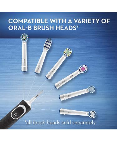 Oral-B Vitality FlossAction Electric Toothbrush + 1 Replacement Brush Head - Black - Buy Online on GoSupps.com