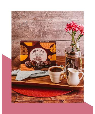 Border Dark Chocolate Gingers 255g (2 Pack) | Authentic UK Recipe - Buy Online on GoSupps.com