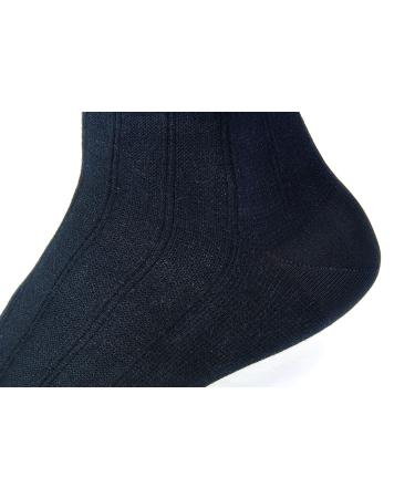 Buy BSN Medical Jobst Men's Casual Knee High Socks - 30-40 mmHg Compression Closed Toe Large Black Pair | International Shipping Available - Buy Online on GoSupps.com