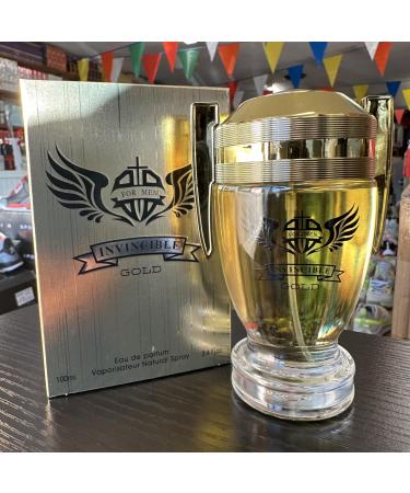 Invincible Gold Men's Eau de Parfum Natural Spray 3.4 FL OZ 100ml