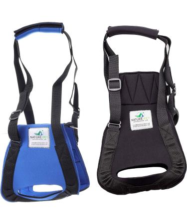 Nature PET Carrier for Dogs - Stair Aid with Carrying Strap - Ideal for Older & Sick Dogs - XXL Blue - Buy Online on GoSupps.com