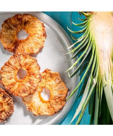 Yupik Organic Dried Pineapple Rings 450 g 6 Count Non-GMO Gluten-Free Kosher Vegan Tropical Dried Fruits No Added Sugar Sliced Pineapple Source of Fiber Healthy Snacks Ideal for Baking 2.6 kg - Buy Online on GoSupps.com