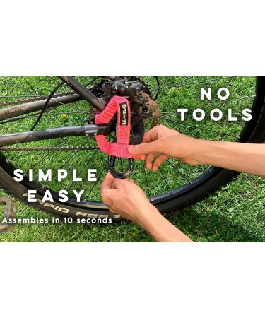 Patented Bike & Dog Leash Set - XS Pink Dog Harness & 3-Ring Dishes for Biking Adventures - Buy Online on GoSupps.com