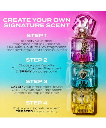 Juicy Couture Oui Play Eau De Parfum Perfume for Women Sparkling Rebel 0.5 Fl Oz - Buy Online on GoSupps.com