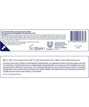 DOVE Exfoliating BODY SCRUB POMEGRANATE - Buy Online on GoSupps.com