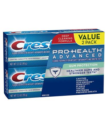 Crest Pro-Health Advanced Gum Protection Toothpaste Twin Pack - 3.5oz | Best Gum Care - Buy Online on GoSupps.com