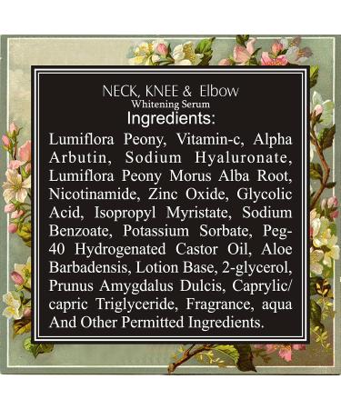 LUXURI Neck Knee & Elbow Whitening Serum | Vitamin C Glutathione & Alpha Arbutin - Intimate Area Brightening for All Skin Types - 30ml - Buy Online on GoSupps.com
