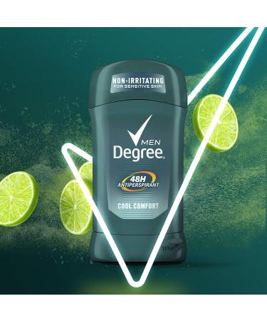 Degree Men Original Antiperspirant Deodorant for Sensitive Skin - Cool Comfort 2.7 oz | Long-lasting Protection - Buy Online on GoSupps.com