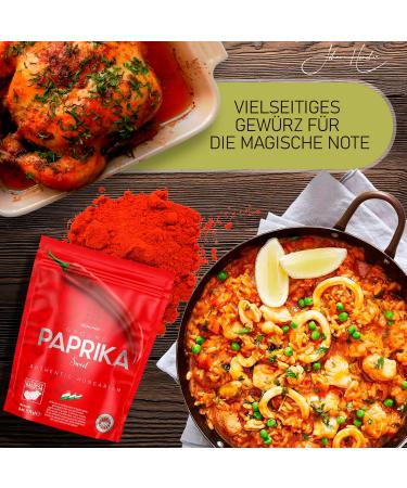 Buy Smoked Paprika Rose 170g - Authentic Hungarian Spice from Kalocsa - Sharp & Smoky Flavor in Aroma Packaging - Buy Online on GoSupps.com