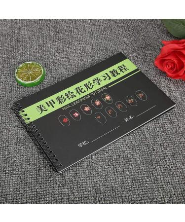 Nagel Exercise Book | Nail Art Templates for Beginners | Manicure Drawing & Painting Practice Tool - Buy Online on GoSupps.com