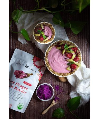 Organic Red Dragon Fruit Powder (4 oz) | Freeze Dried Pitaya for Smoothies & Baking - Vegan & Non-GMO | Natural Food Coloring with Fiber & Prebiotic Benefits - Buy Online on GoSupps.com