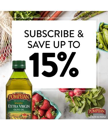 Pompeian Spanish Bold Extra Virgin Olive Oil 32 Fl Oz - First Cold Pressed, Strong Fruity Flavor - Ideal for Dipping and Drizzling - Buy Online on GoSupps.com