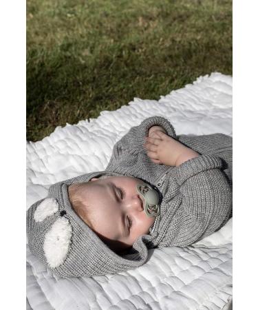 BIBS Supreme Baby Pacifiers | BPA-Free Silicone | Made in Denmark | Set of 2 - Meadow | 0-6 Months - Buy Online on GoSupps.com