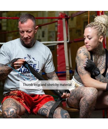 Hayabusa Boxing Hand Wraps Perfect Stretch 4.0 - Unisex Black - Buy Online on GoSupps.com