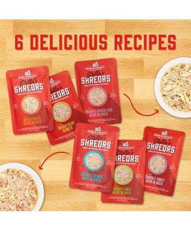 Stella & Chewy's Shredded Chicken Dog Food - 24 Pouches - Buy Online on GoSupps.com
