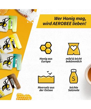 Aerobee Energy Gel Classic Tasting Package - 100% Natural Honey Energy Gel for Endurance Sports (4x26g) - Buy Online on GoSupps.com