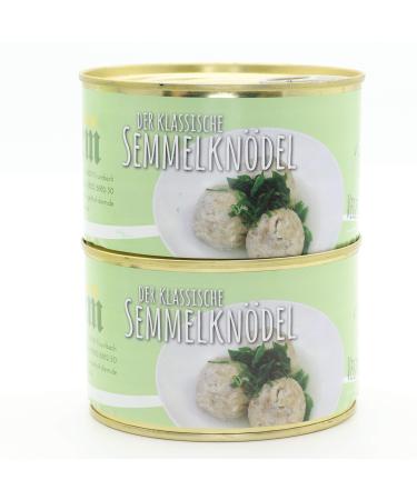2x canned bread dumplings according to an old housewife recipe (3 small bread dumplings 3x dumplings each 90g 270g) - Long best before date