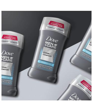 Dove Men+Care Clean Comfort Deodorant for Men 48-Hour Odor Protection, 3 Ounce (Pack of 4) - Buy Online on GoSupps.com