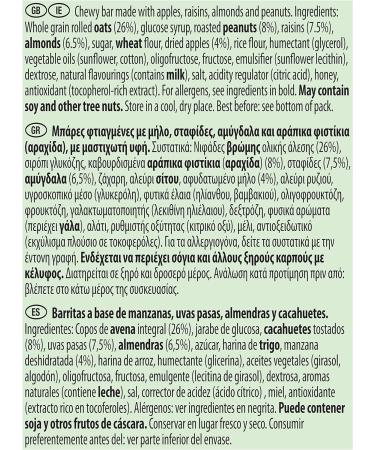 Nature Valley Fruit & Nut Apple Raisin Almond & Peanut Bars 120g - Buy Online on GoSupps.com