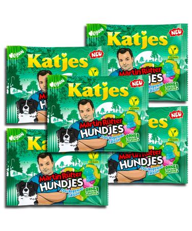 Katjes Pack of 5 Katjes Martin fruit gummies 5 x 75g