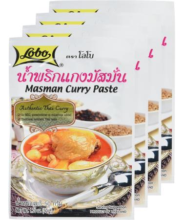 Lobo Curry Masman Spice Paste 50g - Pack of 12 - Buy Online on GoSupps.com