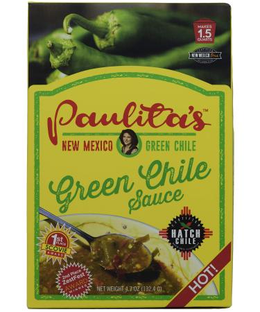 Paulita's New Mexico Hatch Green Chile Sauce (Hot Heat Level)