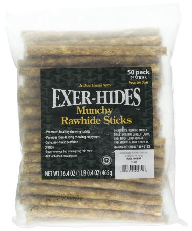 EXER-HIDES Munchy Rawhide Sticks by Exer-Hides