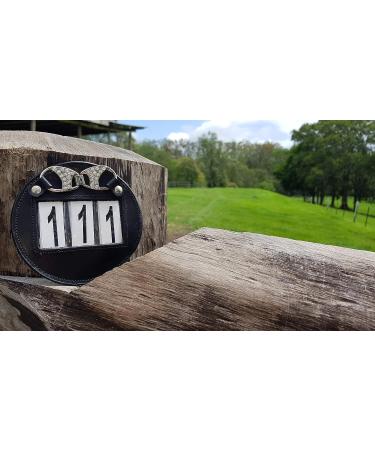 Echo Beach Equestrian Leather Number Holder Pair for Bridle/Saddle Pad | Easy Change 3 Digit Numbers | Built-in Clip | 2 Holders - Buy Online on GoSupps.com