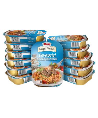 Buy Buss Cevapcici & Leisure Maker Tortellini Bundle - 12x300g International Shipping - Delicious Ready Dishes - Buy Online on GoSupps.com