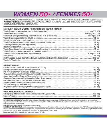 Centrum Men 50 Plus (90 Count) & Centrum Women 50 Plus (90 Count) Multivitamin/Multimineral Supplement Tablet Multi-Pack (2 Pack 180 Count) - Buy Online on GoSupps.com