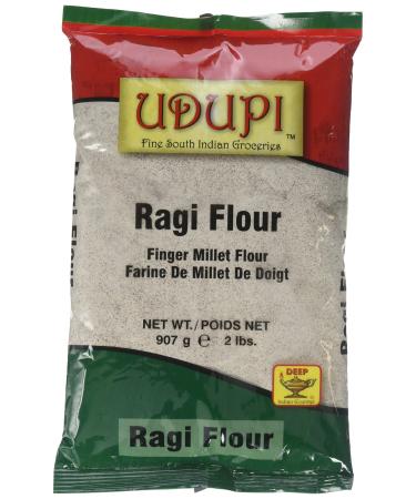 Udupi Ragi (Finger Millet) Flour - 907 Grams, 2 lbs (Pack of 2) - Buy Online on GoSupps.com