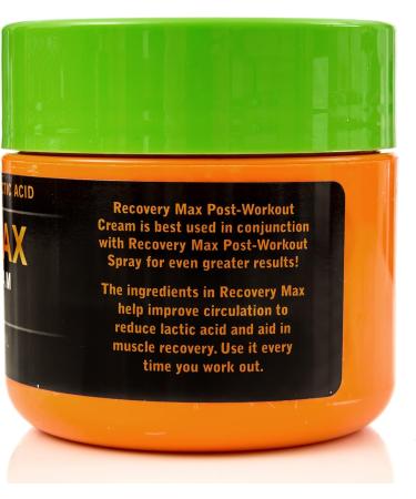 RecoveryMax Post Workout Cream - Speed Muscle Recovery & Reduce Soreness - Fitness Supplement 3.5 oz - Buy Online on GoSupps.com