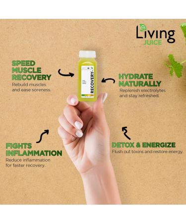 O2 Living Recovery Booster Juice Shots - Organic Juice Cold-Pressed Shots No Added Sugars or Water Naturally Sweetened from Fruits Fresh Pressed Juice Rich in Nutrients & Vitamins 2 oz 12-Pack Recovery Booster Vegan - Buy Online on GoSupps.com
