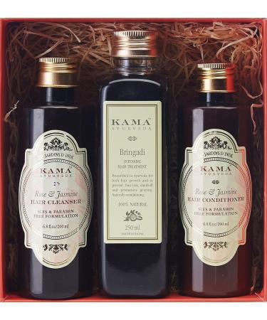 Kama Ayurveda Hair Care Regime 650g - Natural Ayurvedic Hair Treatment for Healthy Hair - Buy Online on GoSupps.com