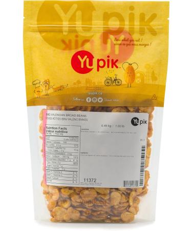 Yupik Roasted Salted Broad Beans BBQ 0.45Kg 450 g (Pack of 1) - Buy Online on GoSupps.com