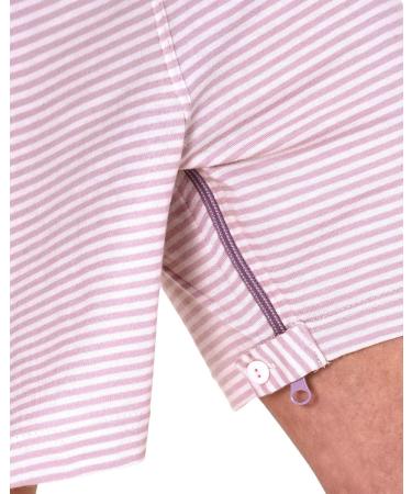 Normann Care Nursing Overall for Women - 1/2 Sleeve Zip Back & Leg - XL Rose | International Shipping Available - Buy Online on GoSupps.com