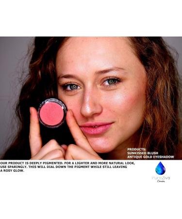 Pure Ziva Radiant Orchid Vegan Blush Powder - Talc & Paraben Free, Cruelty Free - Buy Online on GoSupps.com